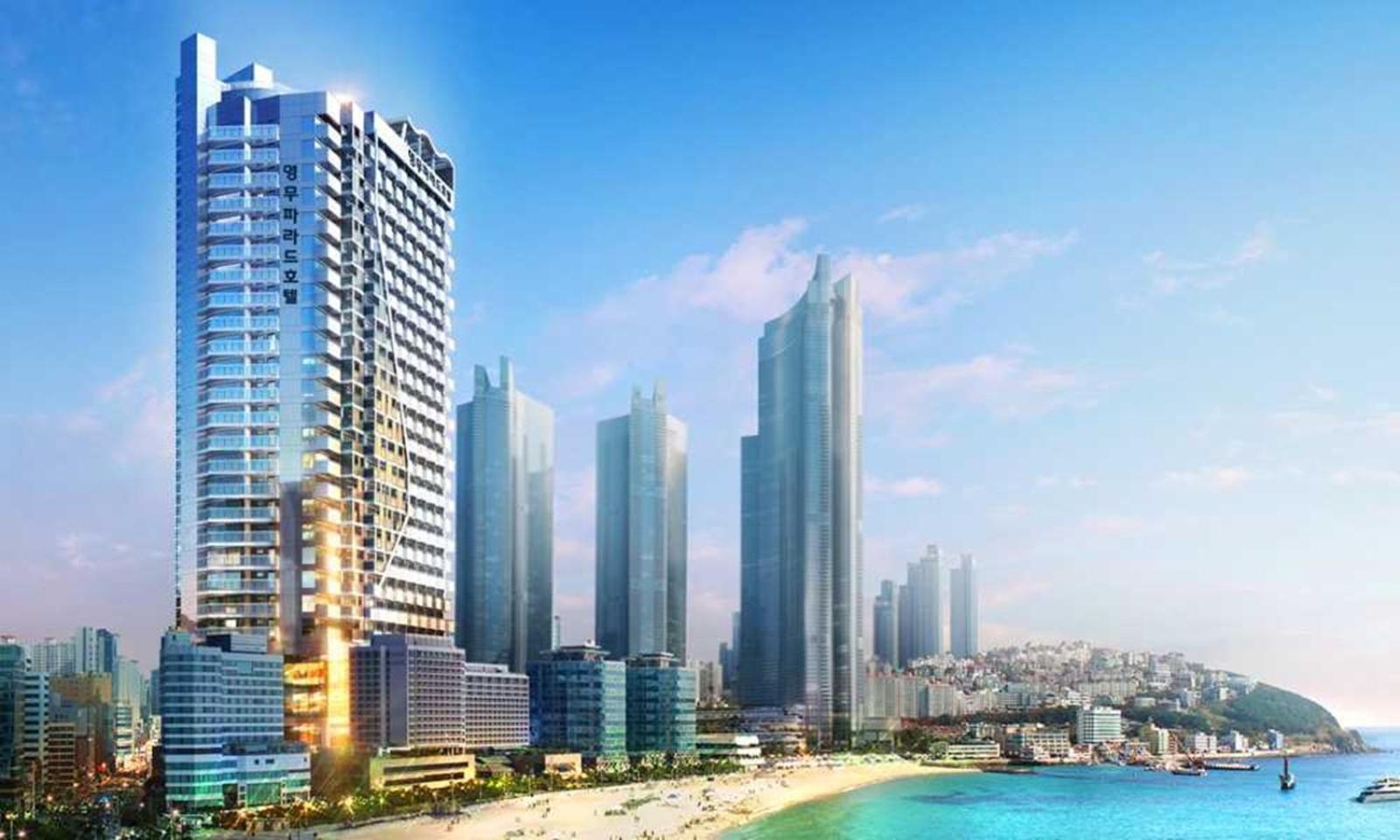 Busan Yeongmu Parade Hotel Haeundae Beach Exterior photo